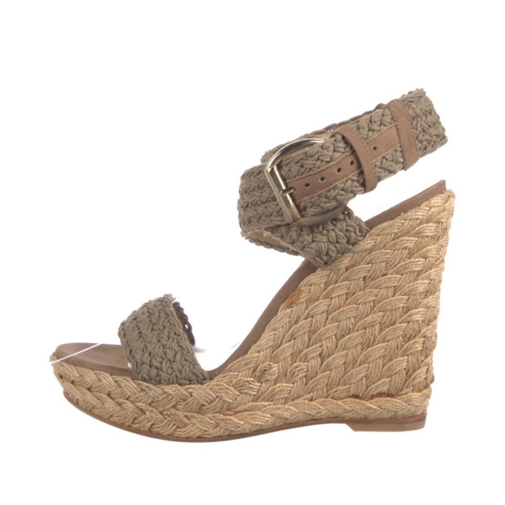 Stuart Weitzman Platform Espadrilles Sandals Size… - image 2